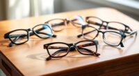 stylish blue light glasses