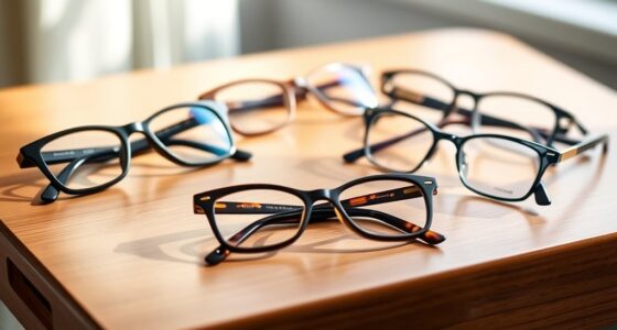 stylish blue light glasses