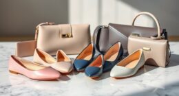stylish foldable flats and purses