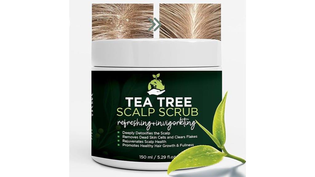 tea tree sea salt scrub