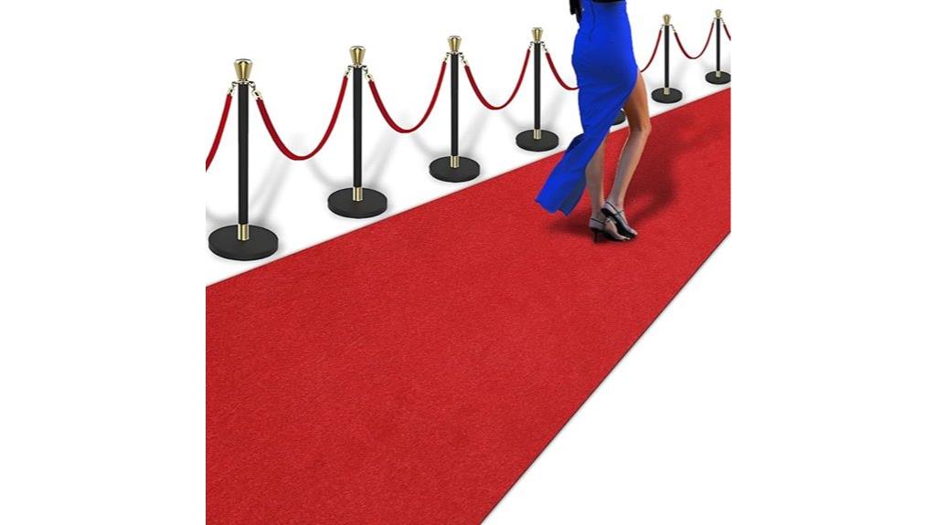 thick red carpet runner