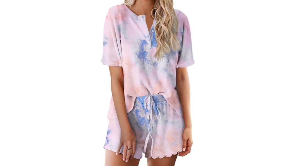 tie dye pajama set