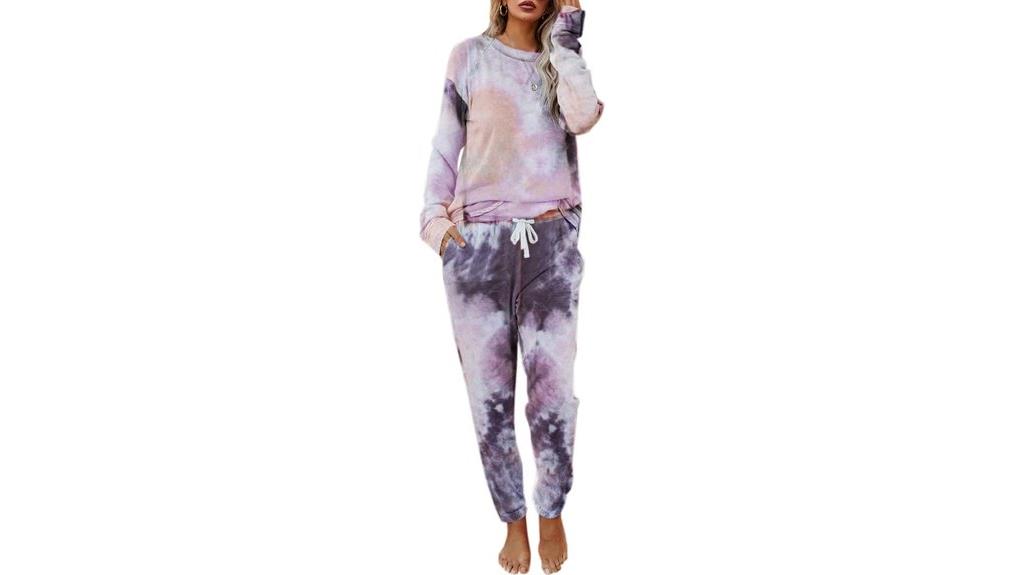 tie dye women s sweatsuit