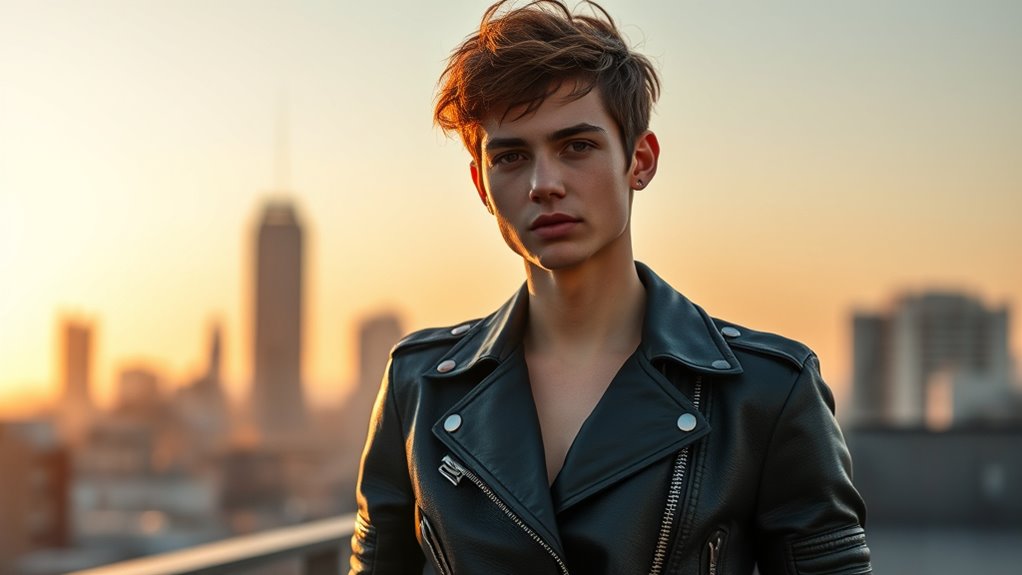 top faux leather moto jackets