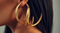 top gold hoop earrings