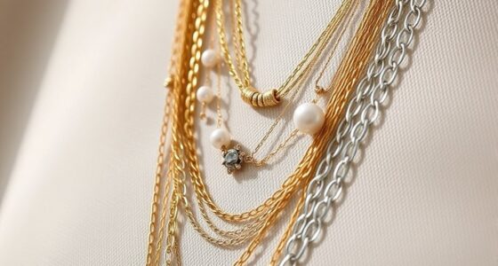 top layered necklace trends