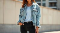 top oversized denim jackets
