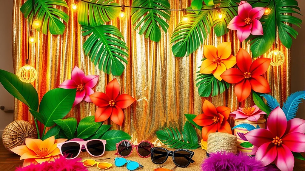 top party photo backdrops