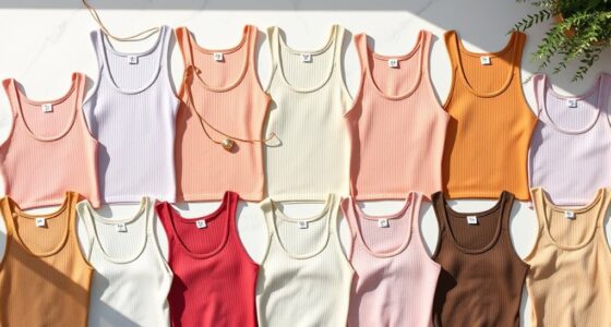 top ribbed tank selections