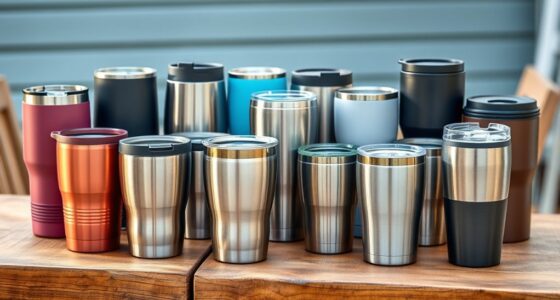 top stainless steel drink tumblers