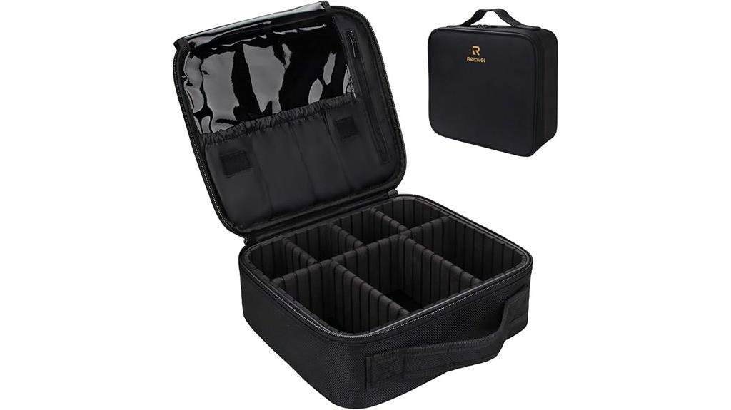travel makeup organizer case