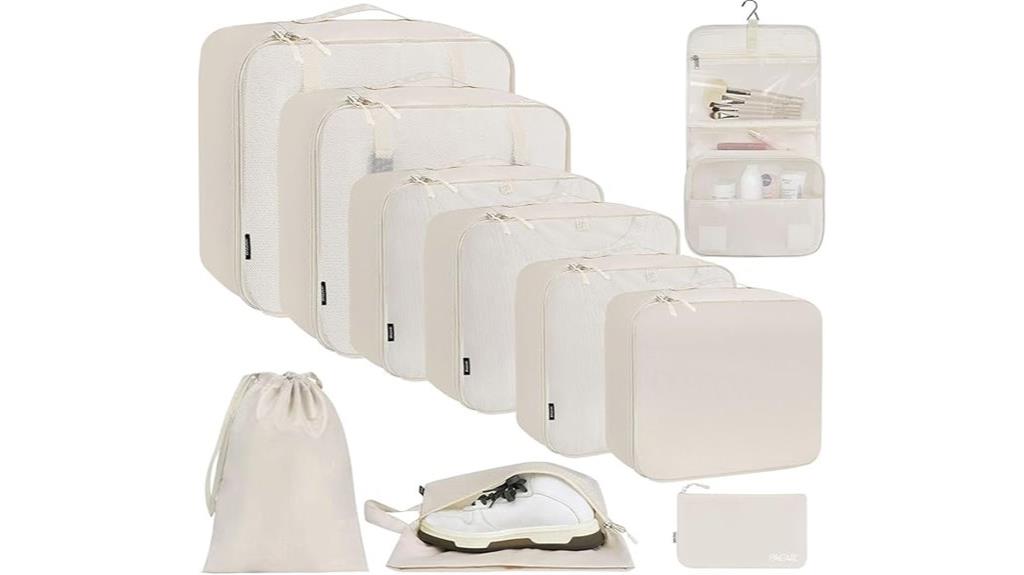 travel organization suitcase cubes