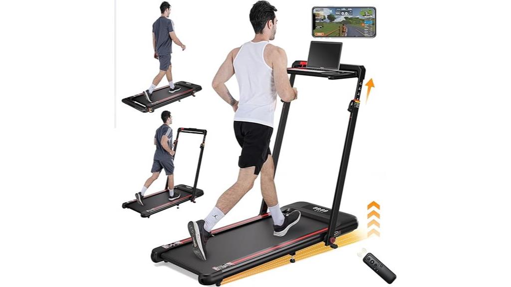 treadmill with incline desk