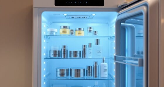trending led skincare fridges