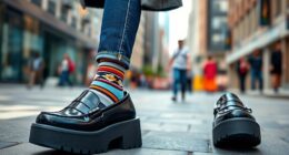 trendy comfortable platform loafers