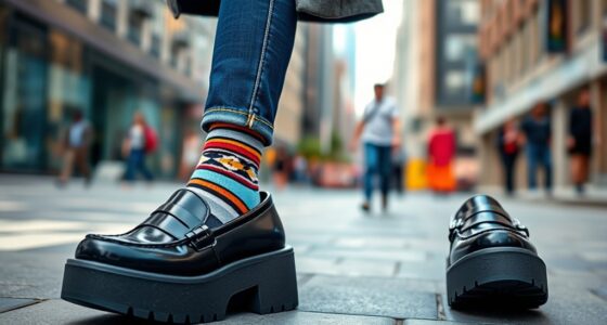 trendy comfortable platform loafers