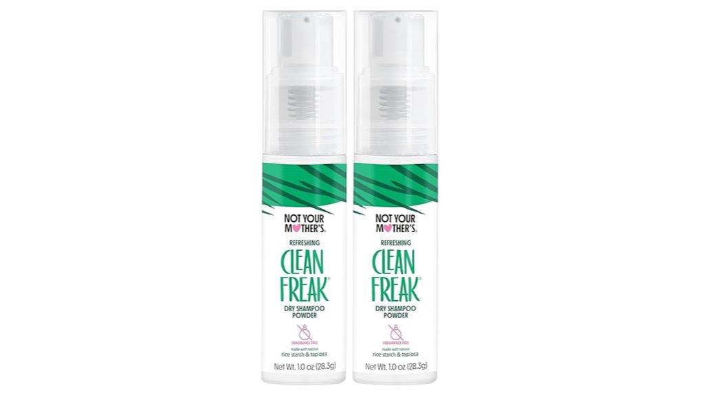 two 1 oz dry shampoo