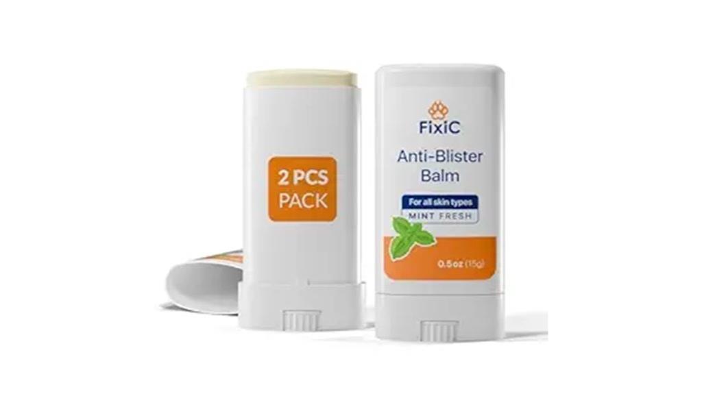 two pack mint blister balm