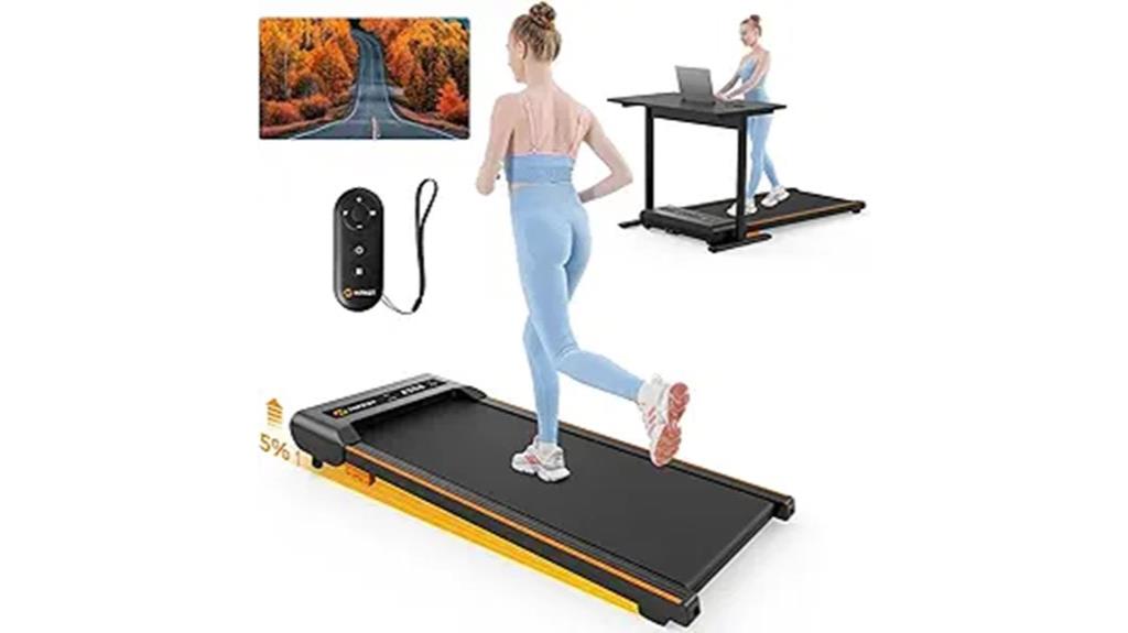 under desk treadmill incline