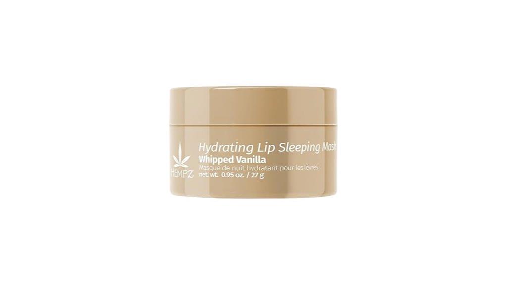 vanilla hemp lip mask