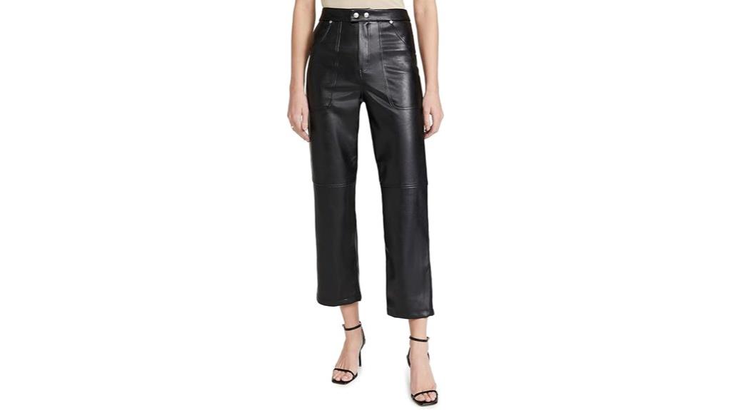 vegan leather pants