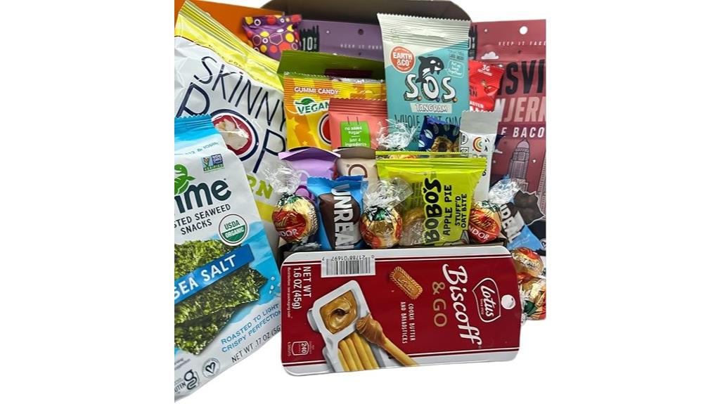 vegan snack box variety