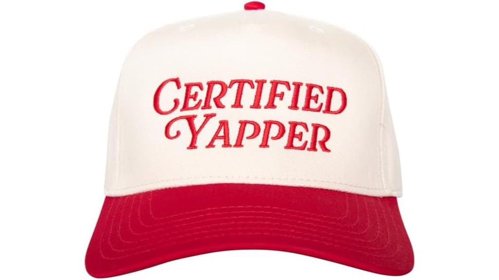 vintage embroidered trucker hat