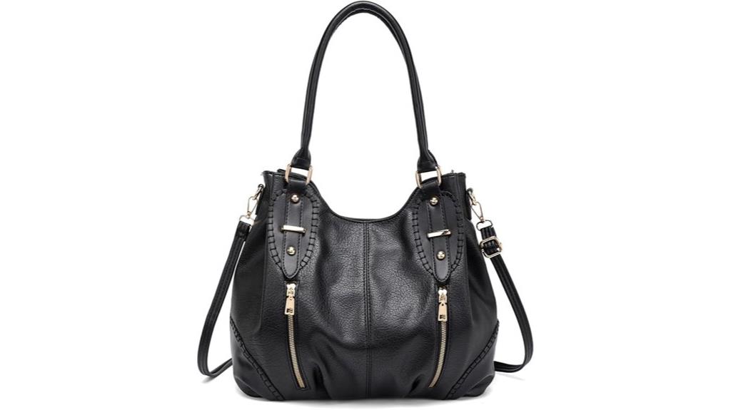 vintage leather tote