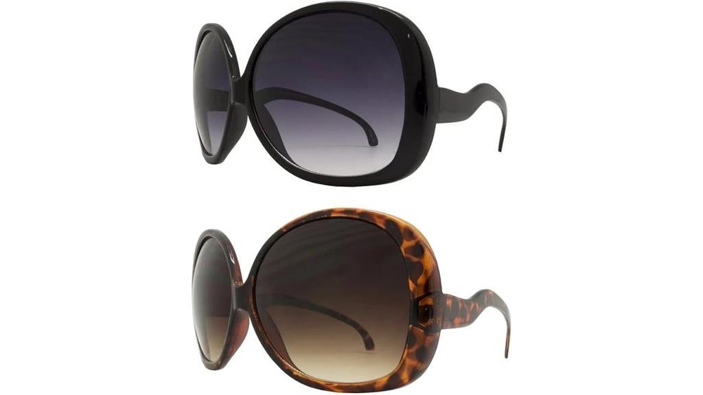vintage oversized jackie o sunglasses