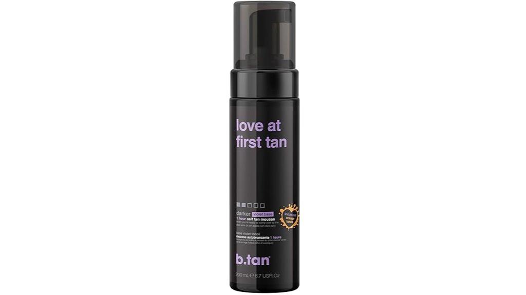 violet base self tanner