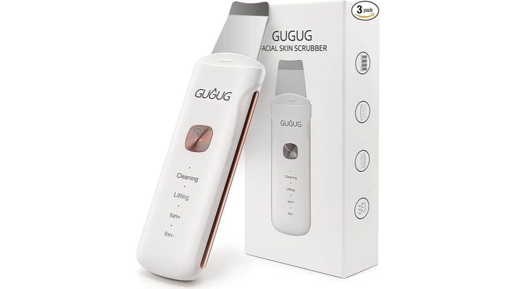 waterproof 4 in 1 skin scrubber