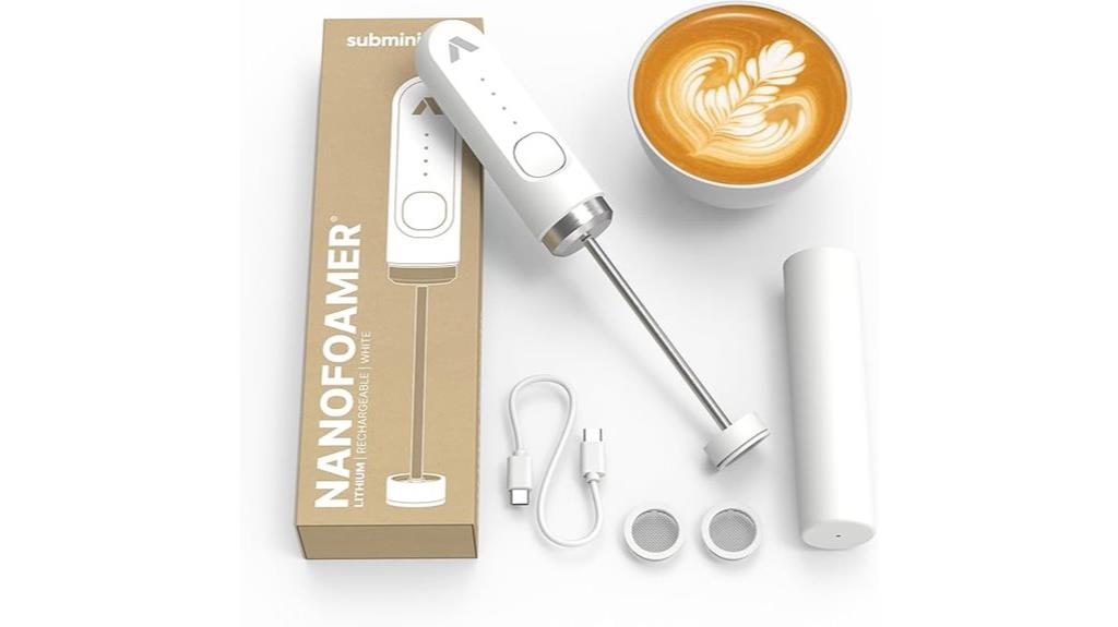 white special edition nanofoamer