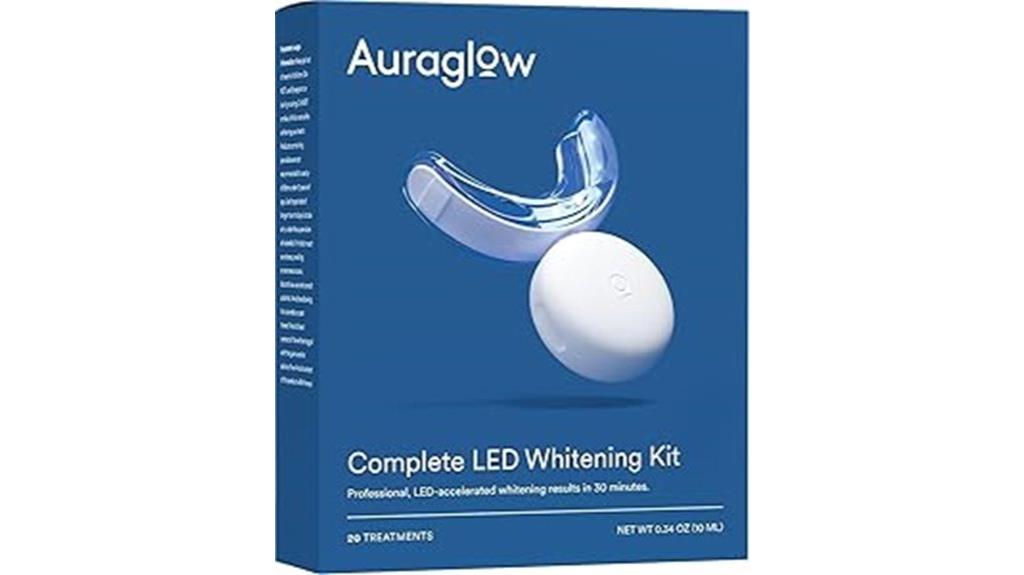 whitening kit with led