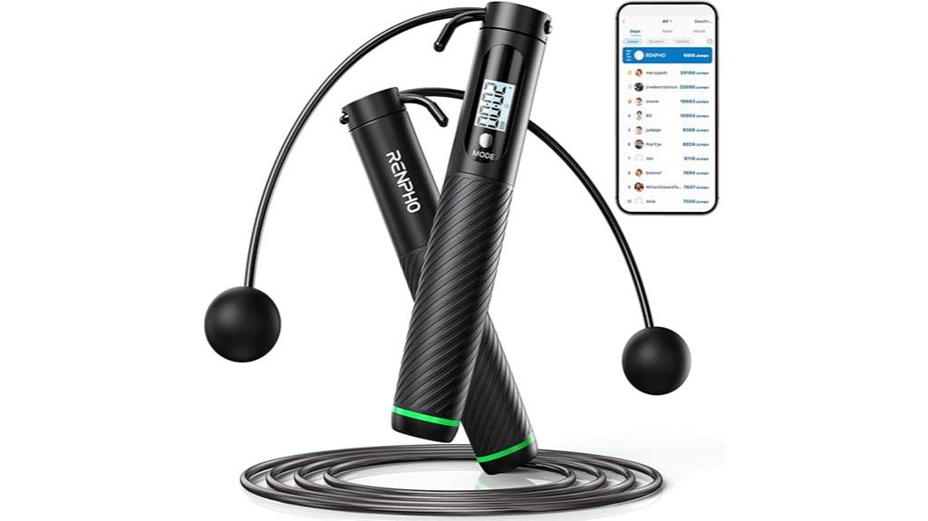 wireless jump rope with app