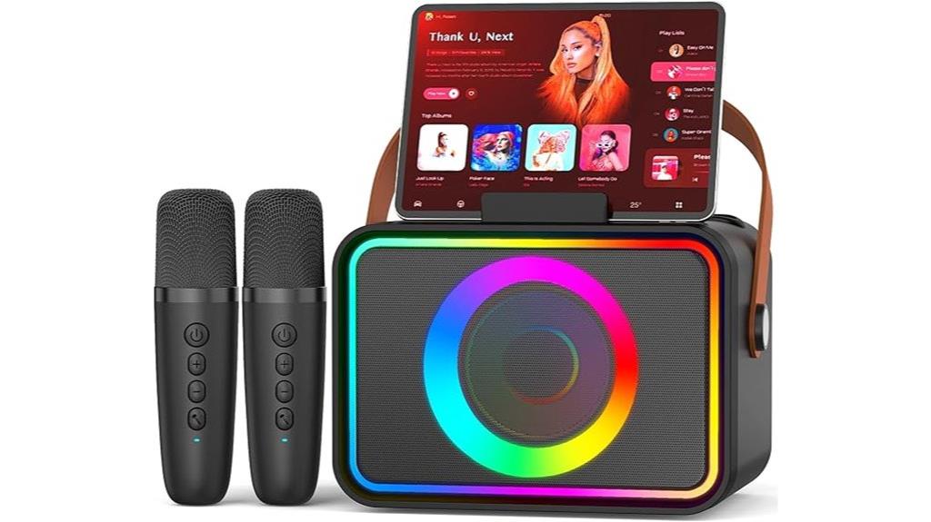 wireless led karaoke machine