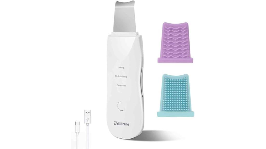 wireless white facial brush