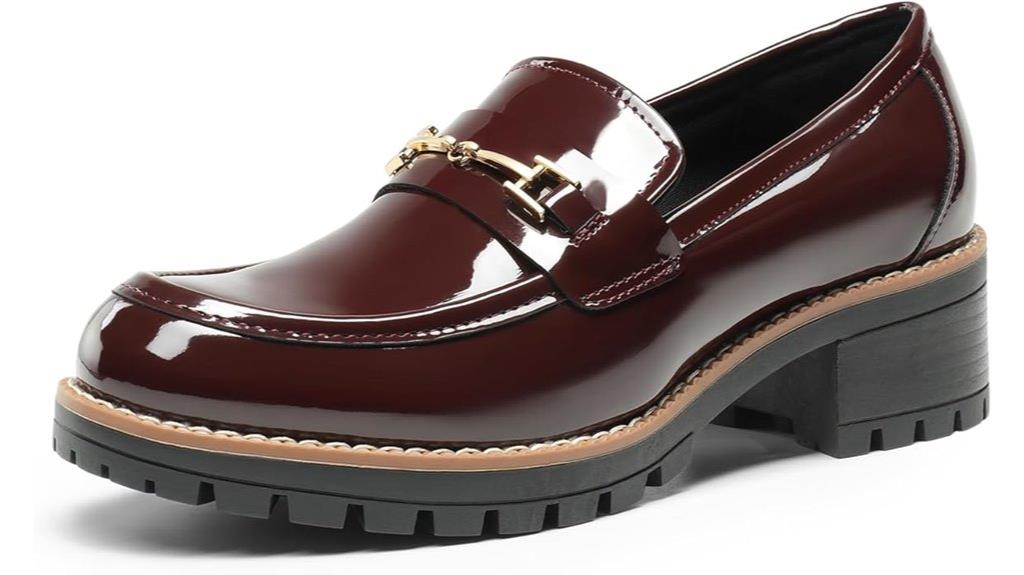 women s chunky loafers