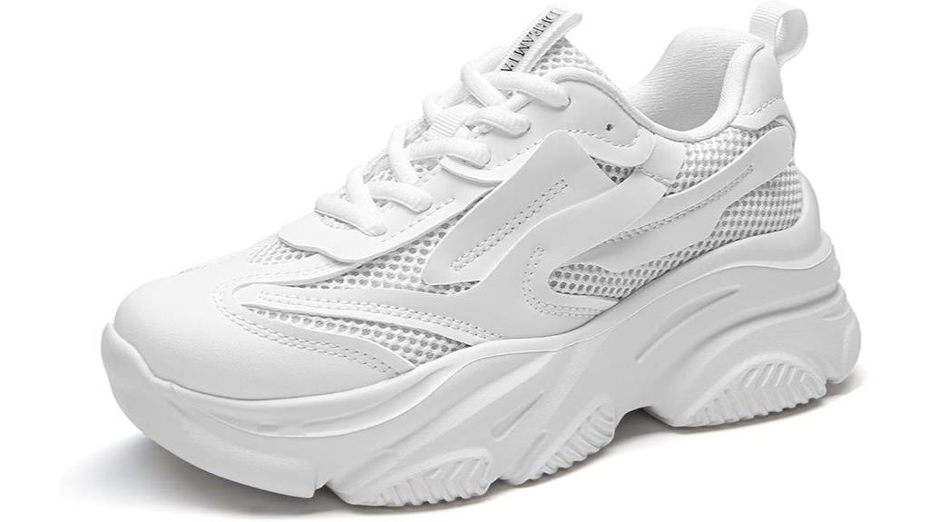 women s chunky platform sneakers