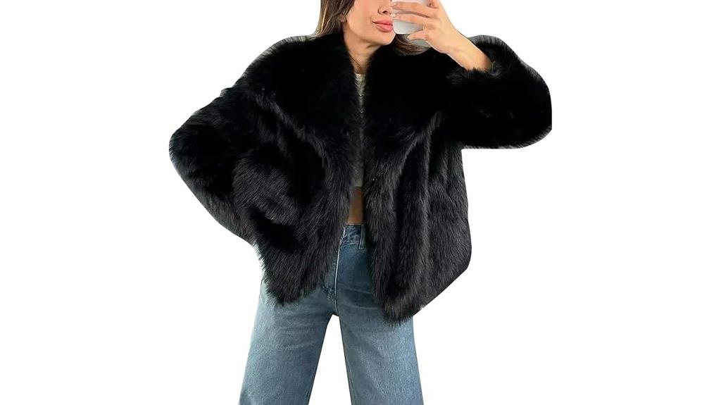 women s faux fur coat