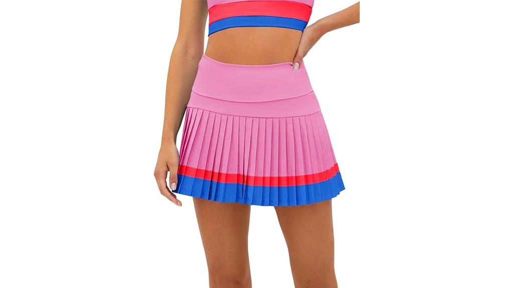 women s high waisted tennis skirt
