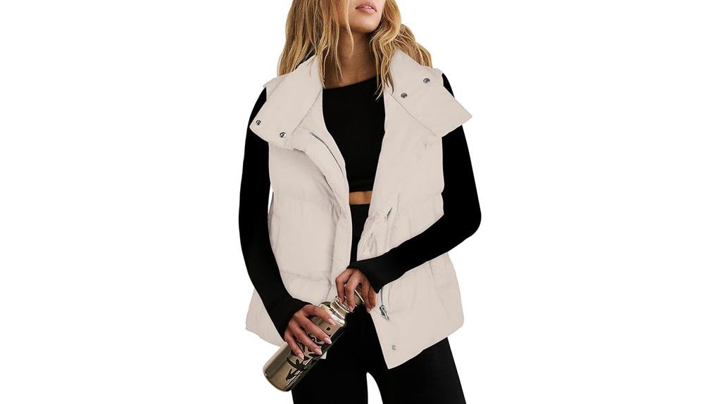 women s quilted puffer vest