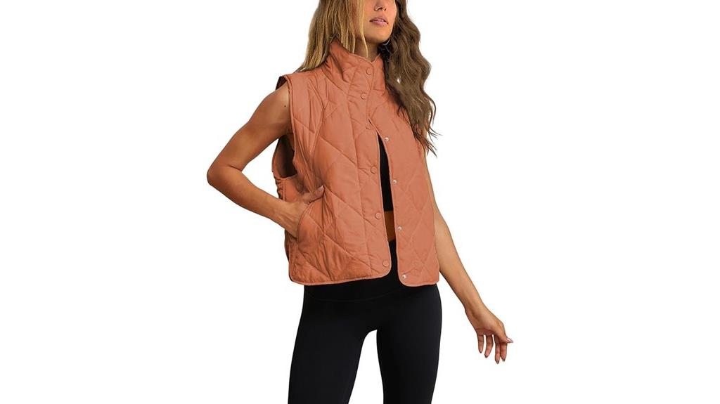 women s quilted puffer vest
