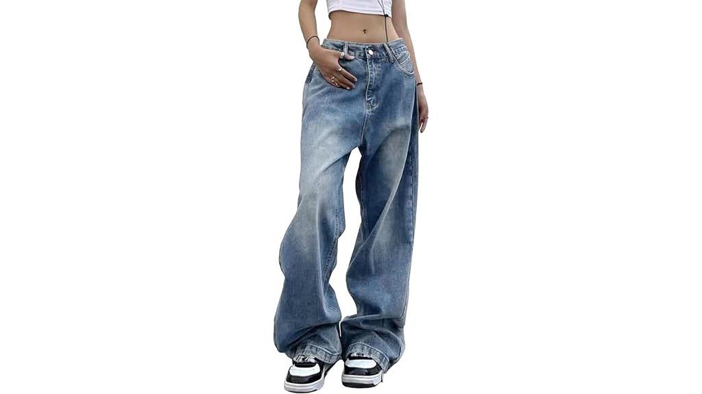 women s wide leg denim