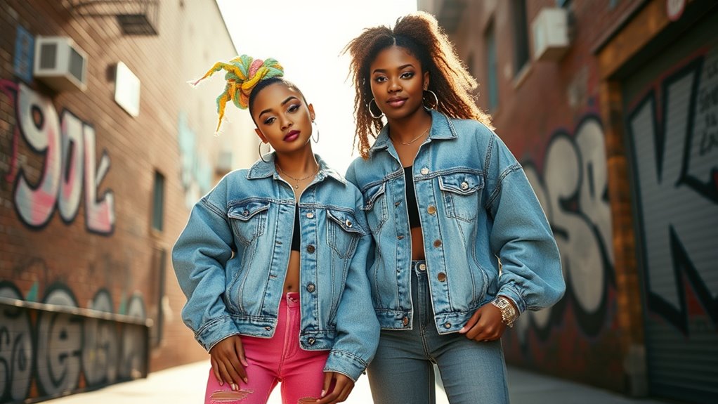 90s style twinning trend