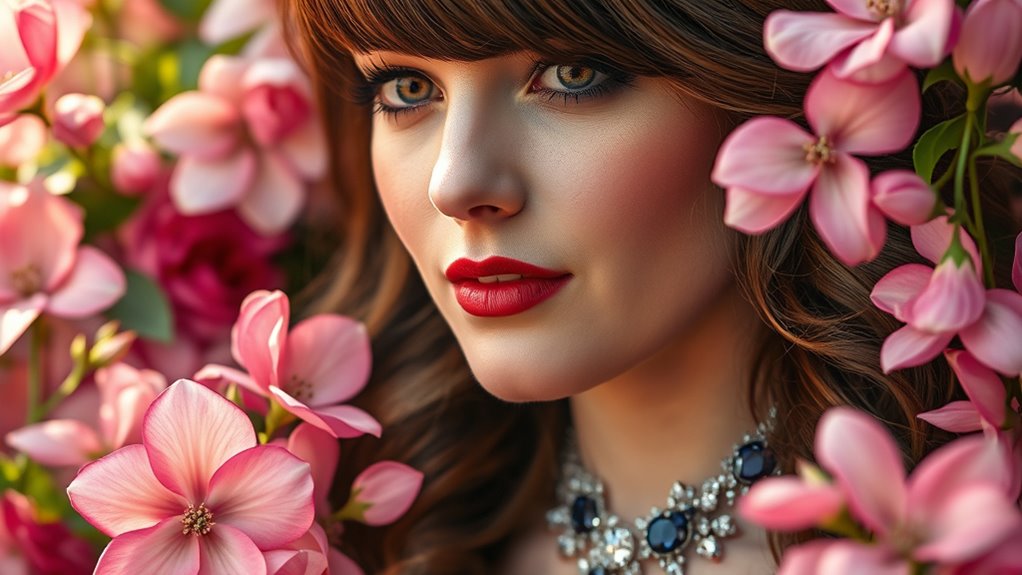 blooming floral diamond sapphires