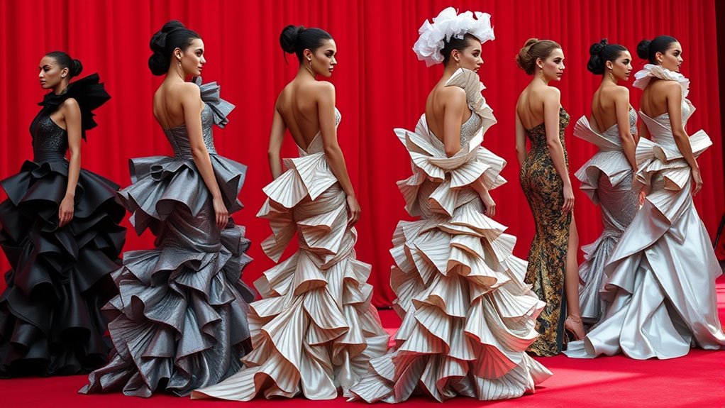 bold sculptural silhouette shapes