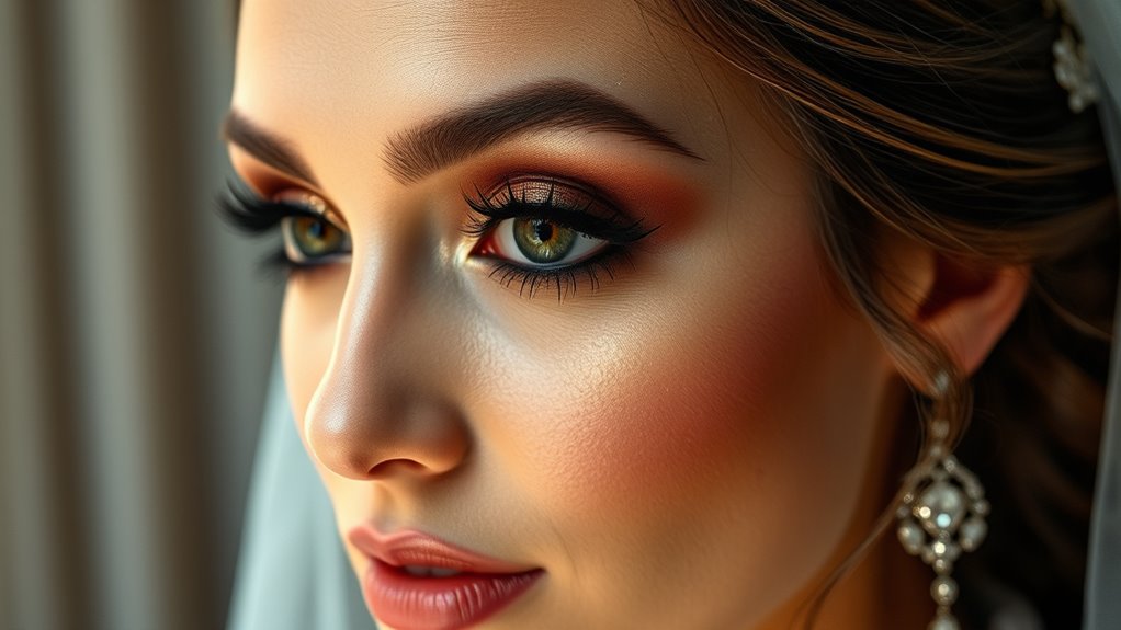 celebrity glamorous eye makeup