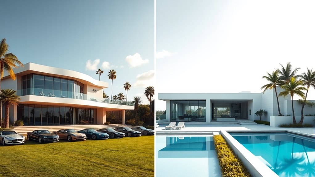 celebrity homes through time
