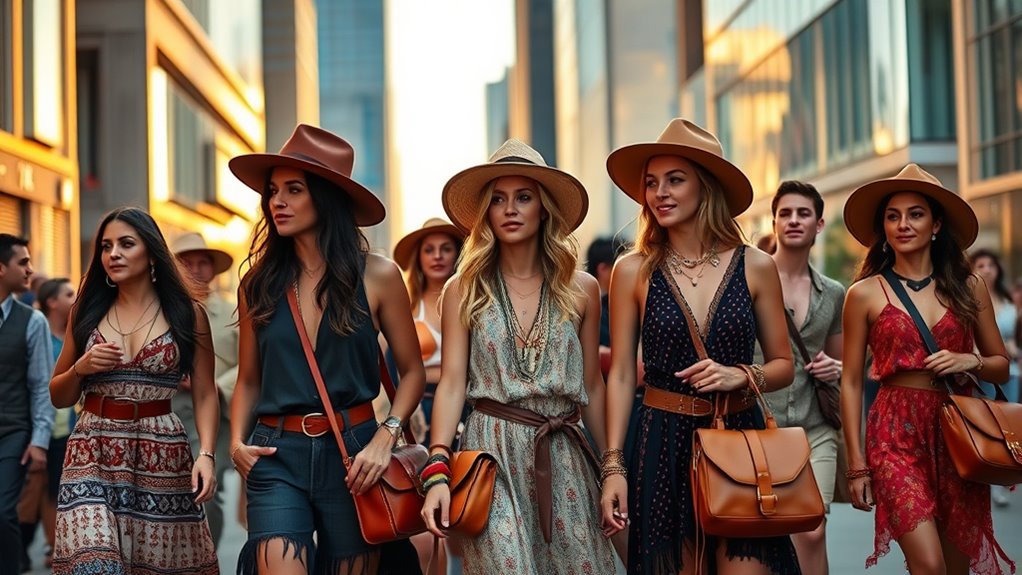 celebrity inspired boho leather