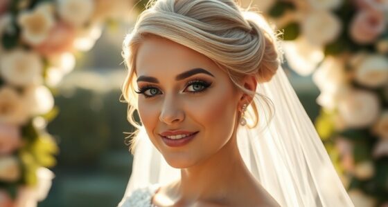 celebrity inspired bridal beauty